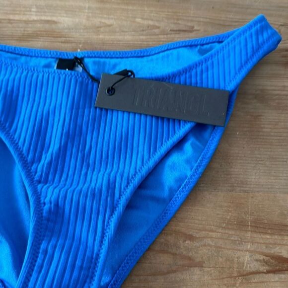TRIANGL NORMAL BOTTOM ONLY - ARLES RIB (BLUE) NO BAG NEW WITH TAG - Picture 3 of 5